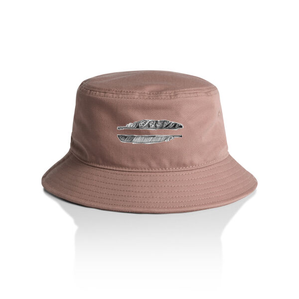 A Fantail and a Hawk - bucket hat Thumbnail